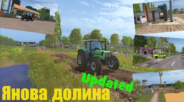 Карта Янова Долина для Farming Simulator 2015