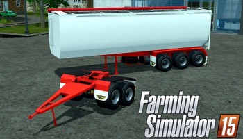 Road West Trailer TRI350 BT для Farming Simulator 2015