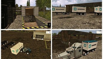 КОНТЕЙНЕРЫ USA CONTAINER PACK для Farming Simulator 2015