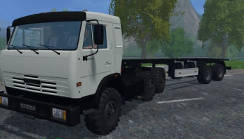 Камаз и прицеп для Farming Simulator 2015