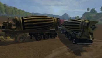 Мод бетономешалка Liebherr для Farming Simulator 2015
