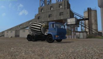 Мод Камаз 6520-029 миксер v1.0 для Farming Simulator 2015