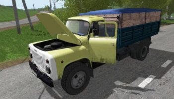 Мод грузовик ГАЗ 53 САМОСВАЛ V1.2 для Farming Simulator 2015