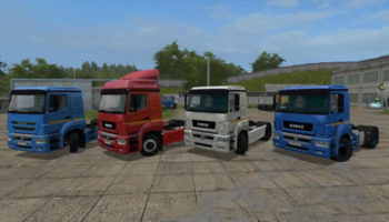 Мод грузовик КАМАЗ-5490 V 1.0 для Farming Simulator 2015