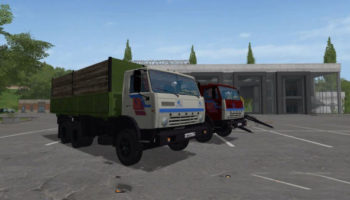 Мод грузовик КАМАЗ-55102 V1.2 для Farming Simulator 2015
