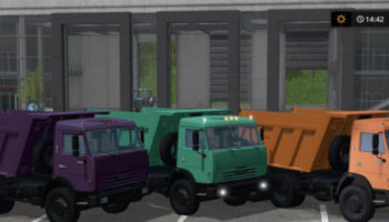 Мод грузовик КАМАЗ 65115 EURO2 V1.0 для Farming Simulator 2015