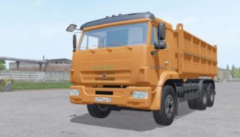 Мод грузовик КамАЗ 45143-6012-50 v1.0 для Farming Simulator 2015