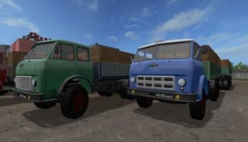 Мод грузовик МАЗ 514 v1.1.1 FIX GEAR BOX для Farming Simulator 2015