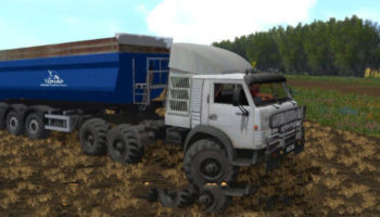 Мод грузовик MR KAMAZ 4310 TURBO для Farming Simulator 2015