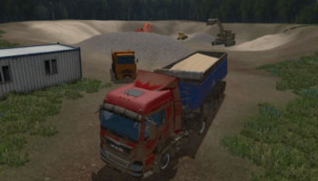 Мод грузовик MR MAN для Farming Simulator 2015