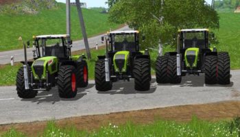 Мод трактор Claas Xerion 3000 Series v1.1 для Farming Simulator 2015