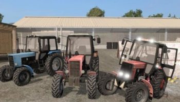 Мод ПАК МТЗ-82 Белорусы V1.0 для Farming Simulator 2015