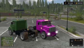 Мод ЗИЛ ММЗ 555 тягач v1.0 для Farming Simulator 2015