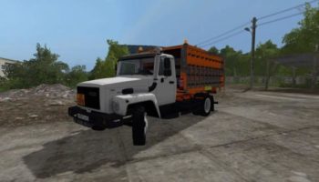 Мод грузовик ГАЗ-3309-1017 V1.1 для Farming Simulator 2015