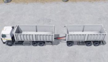 Мод грузовик МАЗ 6303 с прицепом МАЗ 856102-5010 v1.0 для Farming Simulator 2015