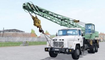 Мод кран КрАЗ 250К КС-4561А v1.0 для Farming Simulator 2015
