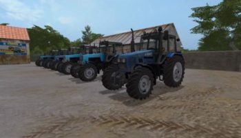 Мод трактор МТЗ-1221 V1.0 для Farming Simulator 2015