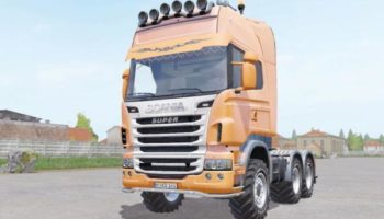Мод тягач Scania R730 Topline v1.0 для Farming Simulator 2015